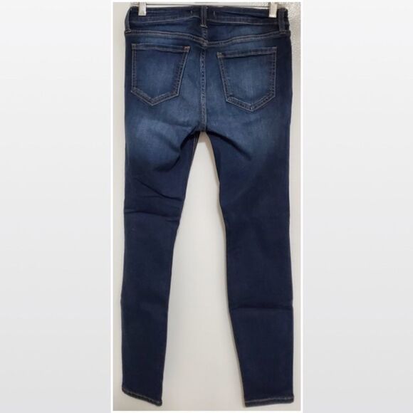 Fashion Nova Size 7 Mid Rise Skinny Blue Jeans - Picture 6 of 12